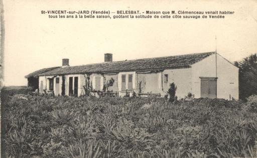 La maison que louait Georges Clemenceau à Bel-Esbat, devenue musée.